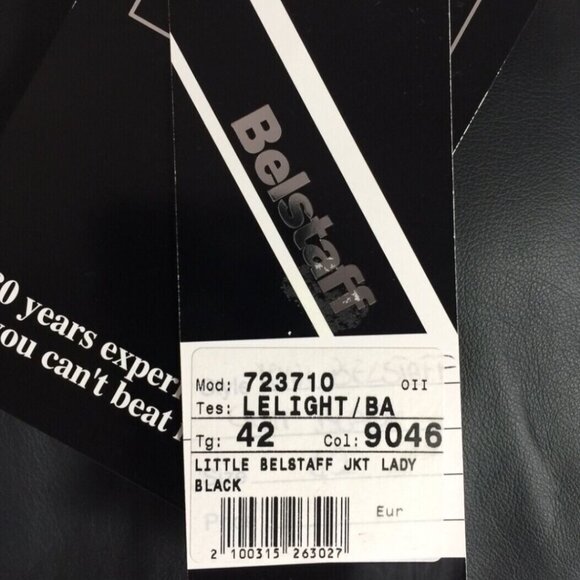 Authentic Belstaff Gold Label Leather “Little Jacket” EU 42 Made In Italy NWT - Picture 12 of 12